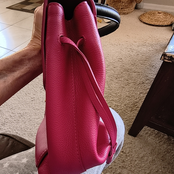 Louis Vuitton Raspberry Lockme Leather Shoulder Bag W/COA - Picture 13 of 15